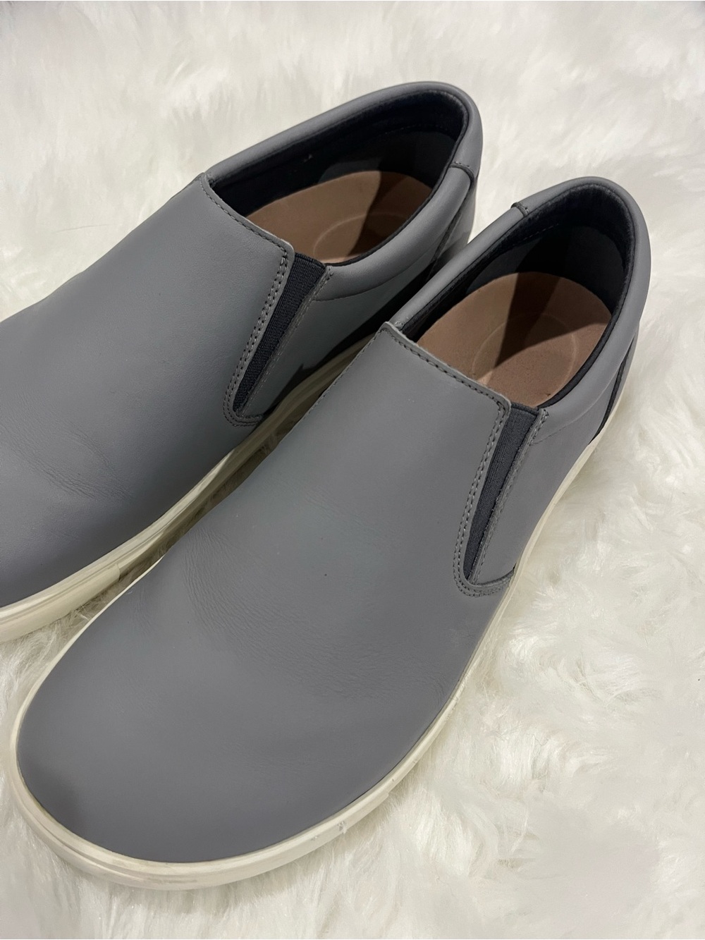 Birkenstock Oswego Unisex Slip-On Sneakers in Gray - Picture 3 of 7
